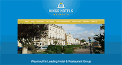 Desktop Screenshot of kingshotels.co.uk