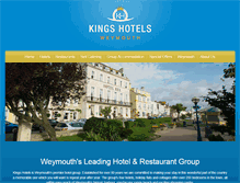 Tablet Screenshot of kingshotels.co.uk